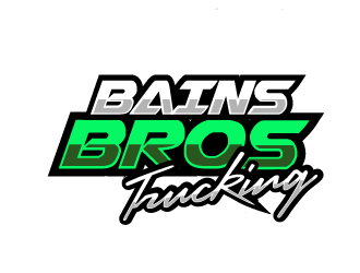 BAINS BROTHERS TRUCKING / BAINS BROS TRUCKING logo design by THOR_