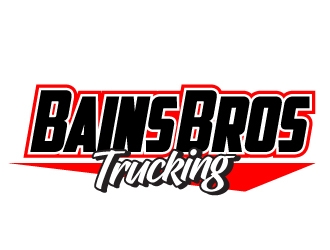 BAINS BROTHERS TRUCKING / BAINS BROS TRUCKING logo design by jaize