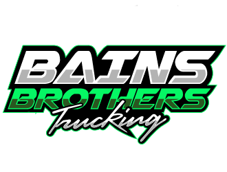 BAINS BROTHERS TRUCKING / BAINS BROS TRUCKING logo design by THOR_