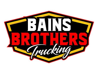 BAINS BROTHERS TRUCKING / BAINS BROS TRUCKING logo design by daywalker