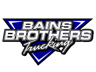 BAINS BROTHERS TRUCKING / BAINS BROS TRUCKING logo design by THOR_