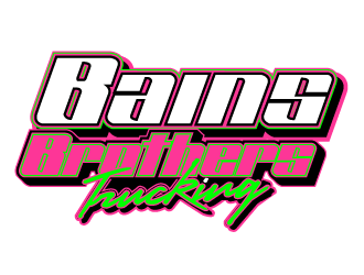 BAINS BROTHERS TRUCKING / BAINS BROS TRUCKING logo design by PRN123