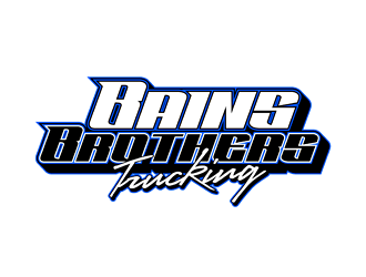 BAINS BROTHERS TRUCKING / BAINS BROS TRUCKING logo design by VhienceFX