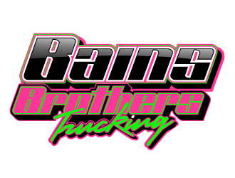 BAINS BROTHERS TRUCKING / BAINS BROS TRUCKING logo design by PRN123