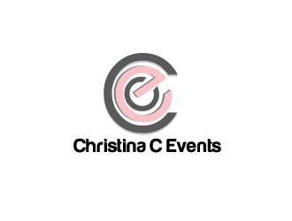 Christina C Events  logo design by webmall