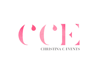 Christina C Events  logo design by logolady