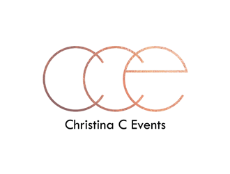Christina C Events  logo design by logolady