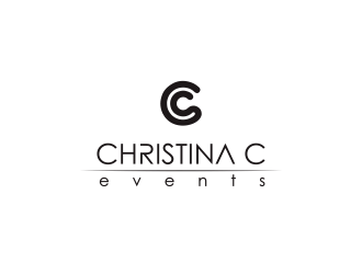 Christina C Events  logo design by YONK
