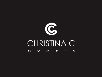 Christina C Events  logo design by YONK