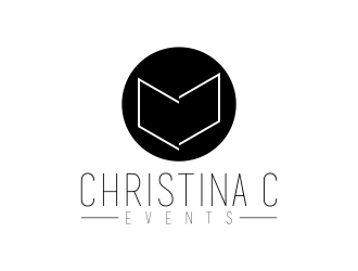 Christina C Events  logo design by semar