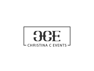 Christina C Events  logo design by grea8design