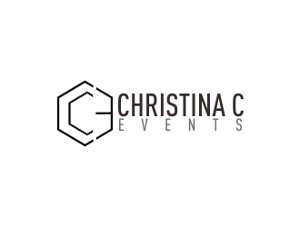 Christina C Events  logo design by Greenlight