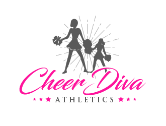 Cheer Diva Athletics logo design by BeDesign