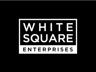 White Square Enterprises logo design by denfransko