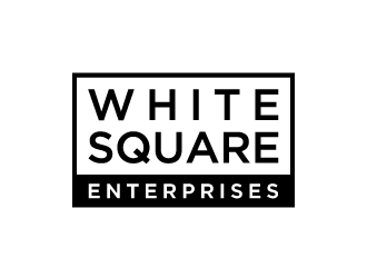 White Square Enterprises logo design by denfransko