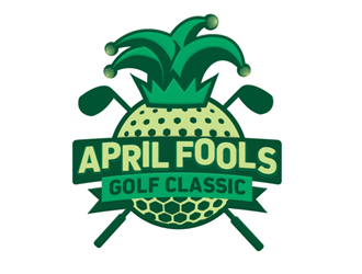 April Fools Golf Classic logo design by megalogos