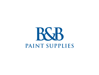 B & B Paint Supplies  logo design by L E V A R
