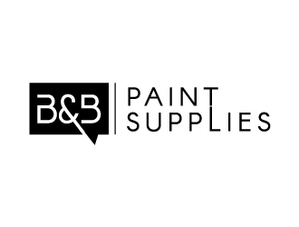B & B Paint Supplies  logo design by yans