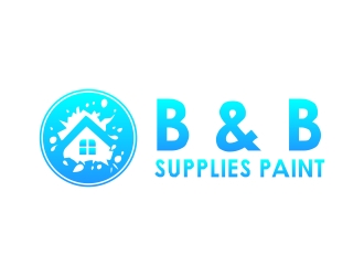B & B Paint Supplies  logo design by Webphixo