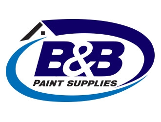 B & B Paint Supplies  logo design by Sorjen