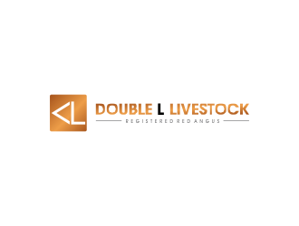 Double L Livestock logo design by oke2angconcept