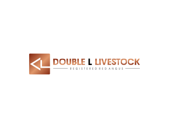 Double L Livestock logo design by oke2angconcept