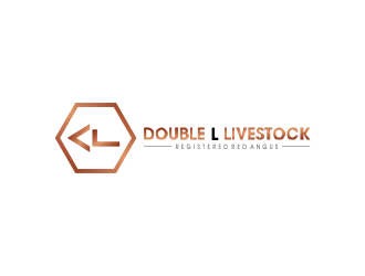 Double L Livestock logo design by oke2angconcept