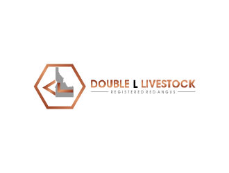 Double L Livestock logo design by oke2angconcept