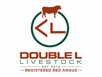Double L Livestock logo design by agus