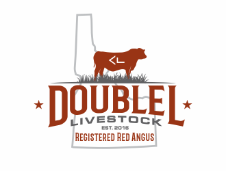 Double L Livestock logo design by agus