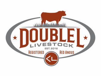 Double L Livestock logo design by agus