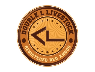 Double L Livestock logo design by Suvendu