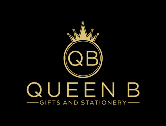 Queen B Gifts and Stationery logo design by johana