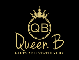 Queen B Gifts and Stationery logo design by johana