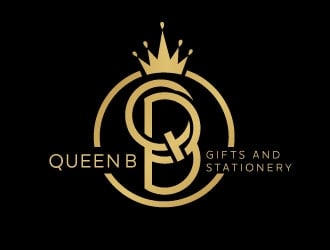 Queen B Gifts and Stationery logo design - 48hourslogo.com