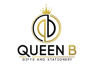 Queen B Gifts and Stationery logo design by REDCROW