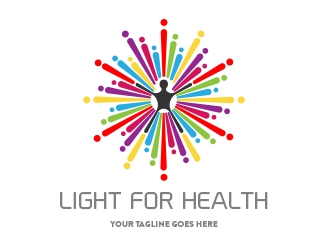 Light for Health logo design by er9e