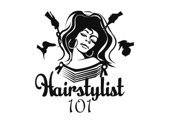Hairstylist101 logo design by ManishSaini