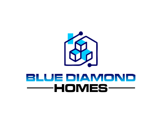 Blue Diamond Homes logo design by ROSHTEIN