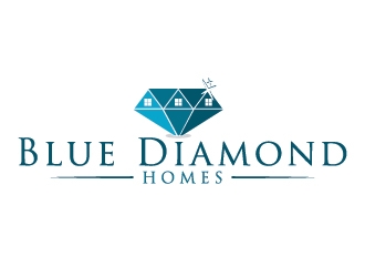 Blue Diamond Homes logo design by Lovoos