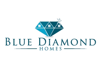 Blue Diamond Homes logo design by Lovoos