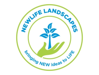 Newlife Landscapes logo design by cikiyunn
