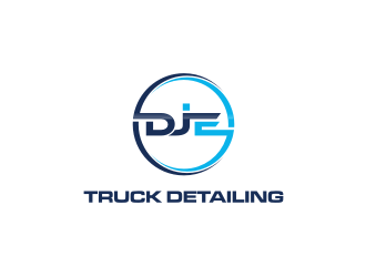 DJE Truck Detailing logo design by mbamboex