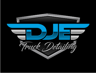 DJE Truck Detailing logo design by Gravity