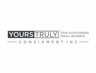 Yours Truly Consignment, Inc. logo design by afra_art