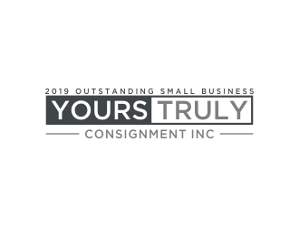 Yours Truly Consignment, Inc. logo design by oke2angconcept