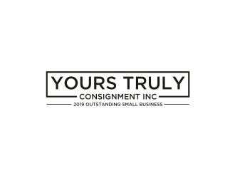 Yours Truly Consignment, Inc. logo design by Zeratu