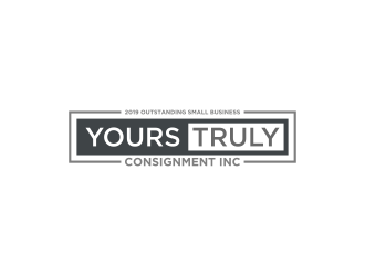 Yours Truly Consignment, Inc. logo design by goblin