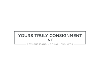 Yours Truly Consignment, Inc. logo design by Naan8