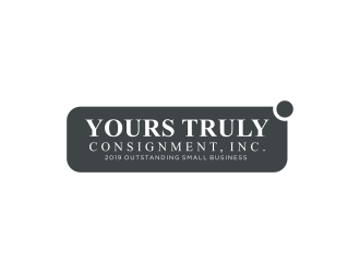 Yours Truly Consignment, Inc. logo design by Naan8